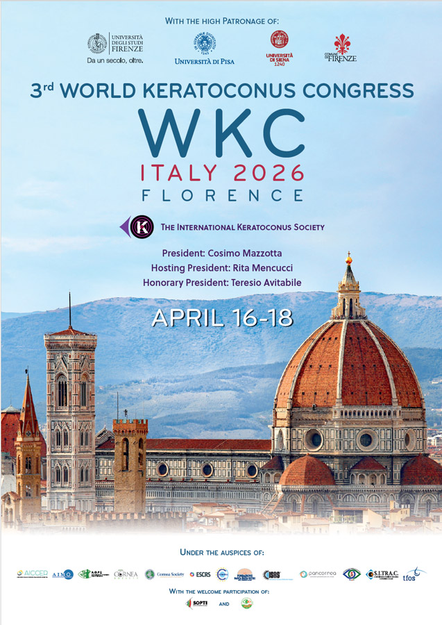 3rd WORLD KERATOCONUS CONGRESS The International Keratoconus Society WKC