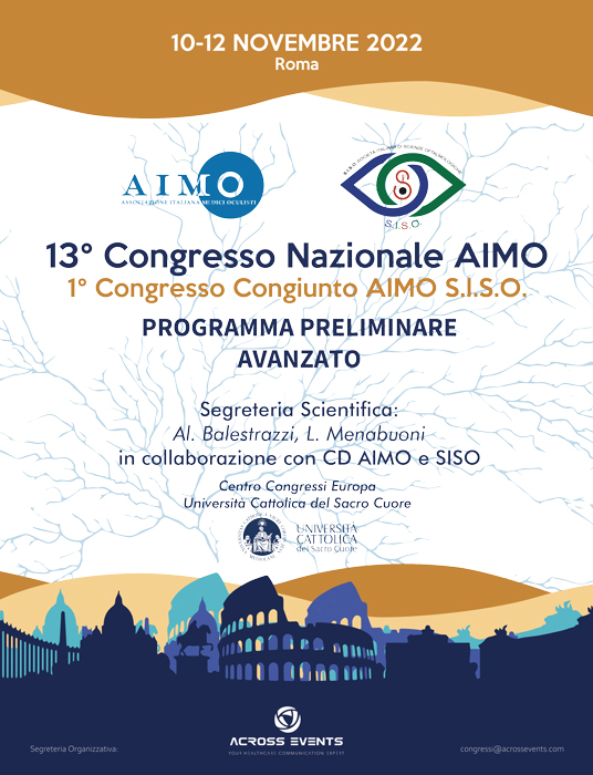 13° Congresso Nazionale AIMO - 1° Congresso Congiunto AIMO SISO