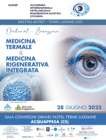 OCCHIO AL……… BENESSERE. MEDICINA TERMALE & MEDICINA RIGENERATIVA INTEGRATA